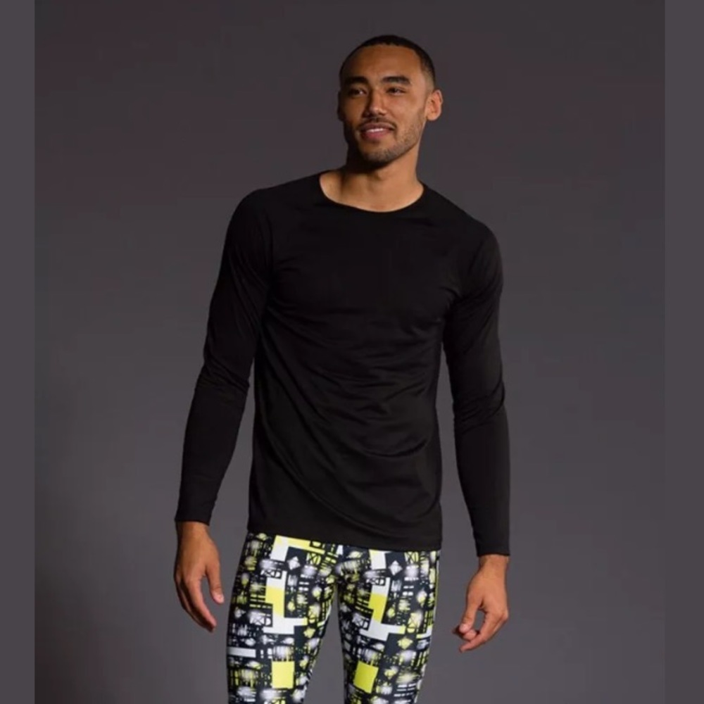 Onzie Active Reglan LongSleeve Top Shirt Black M/L